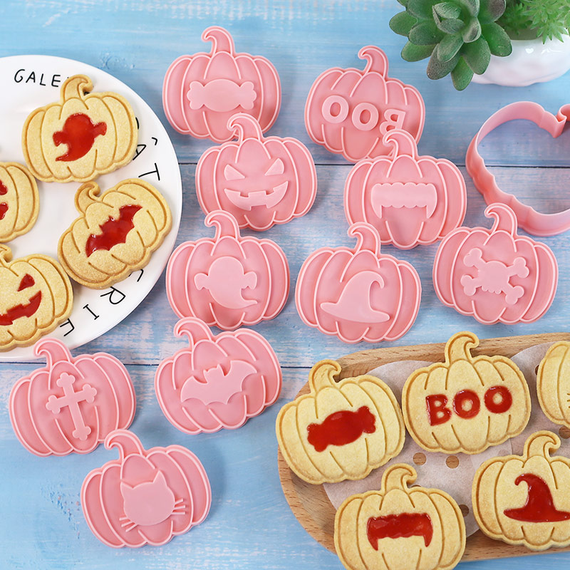 Cookie Cutter Set - 할로윈 잼 채움 쿠키 커터 세트
