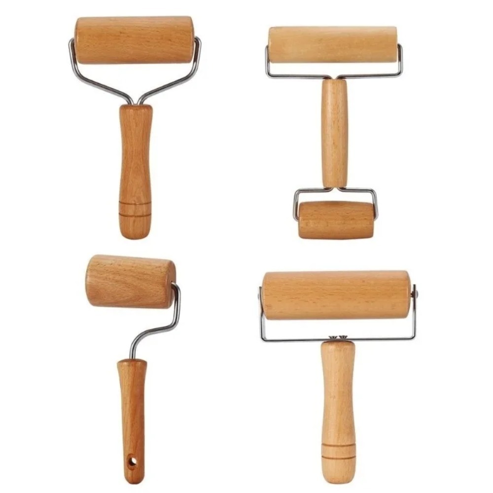 Kitchen Roller Baking - 1Pc 나무 롤링 핀 피자와 만두