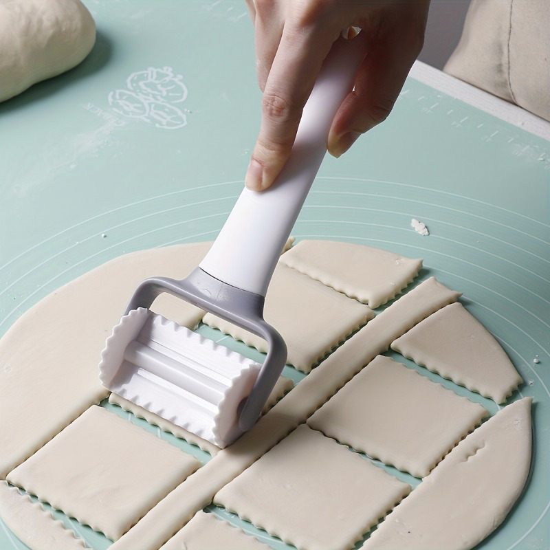 Kitchen Roller Baking - 1pc, 페이스트리 롤러 커터, 플라스틱 쿠키