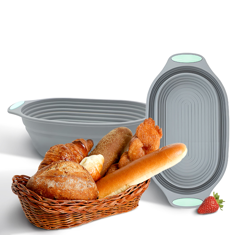 Kitchen And Baking Tools - 1PC 실리콘 접이식 바네통 빵 발효