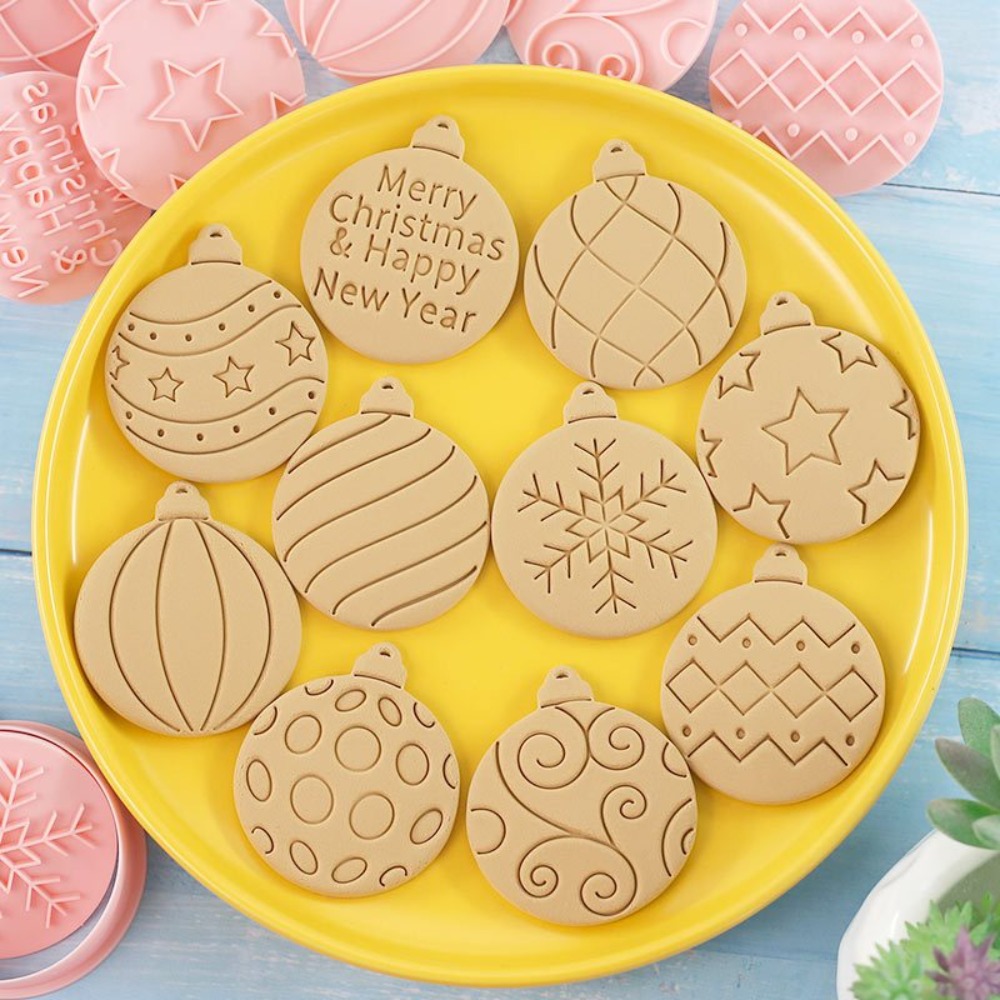 Cookie Cutter Set - 11개 크리스마스 오너먼트 쿠키 커터 세트,