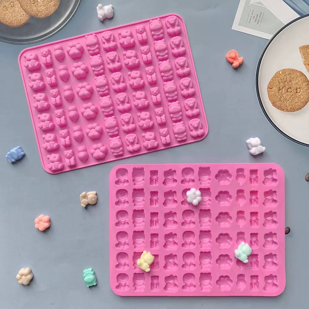 7개의 캔디 실리콘 몰드와 2개의 드롭퍼 세트, 캔디  - Kitchen And Baking Tools 리뷰 및 가격