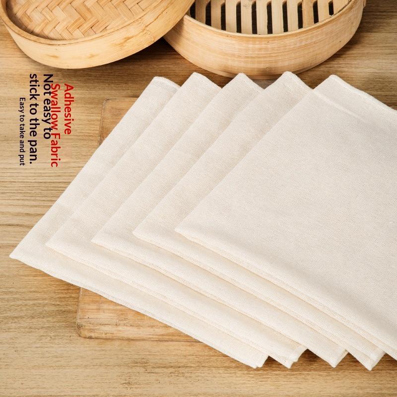 3Pcs 순수 라운드 코튼 스티머 천 가정용 서랍 천  - Kitchen Baking Cloth 리뷰 및 가격