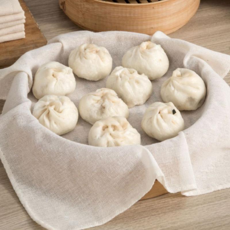 3Pcs 순수 라운드 코튼 스티머 천 가정용 서랍 천  - Kitchen Baking Cloth 리뷰 및 가격
