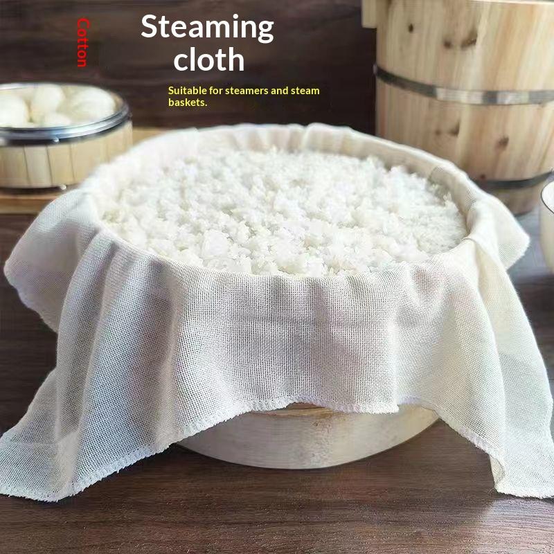 3Pcs 순수 라운드 코튼 스티머 천 가정용 서랍 천  - Kitchen Baking Cloth 리뷰 및 가격