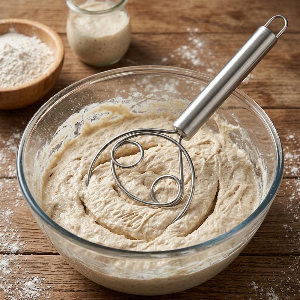 반죽 거품기 빵 믹서 스테인레스 스틸 케이크 페이스트리 - Kitchen Baking Ware 리뷰 및 가격