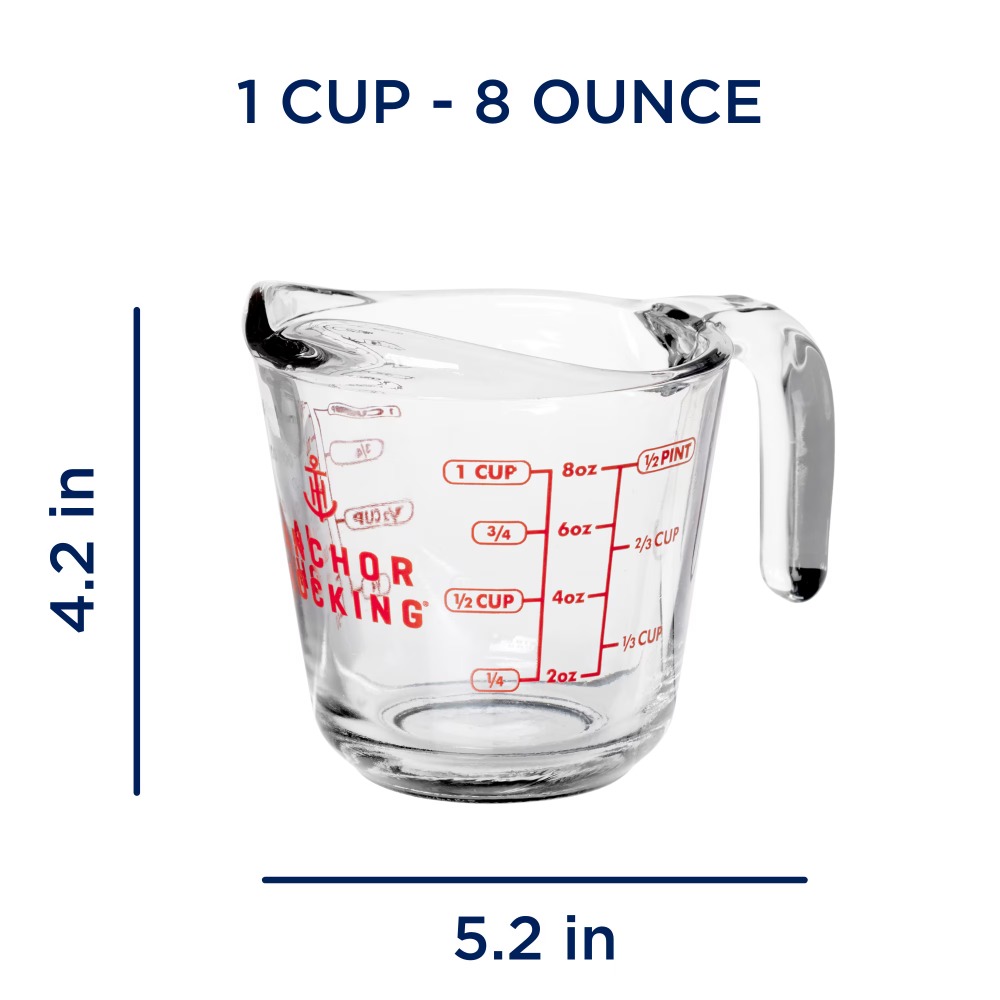 2팩 유리 계량컵 세트, 손잡이와 주둥이가 있어 액체  - Baking (Kitchen Ingredient) 리뷰 및 가격