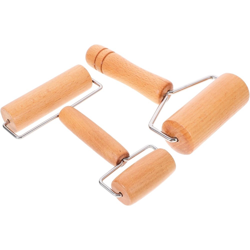 1Pc 나무 롤링 핀 피자와 만두 베이킹을위한 휴대용  - Kitchen Roller Baking 리뷰 및 가격