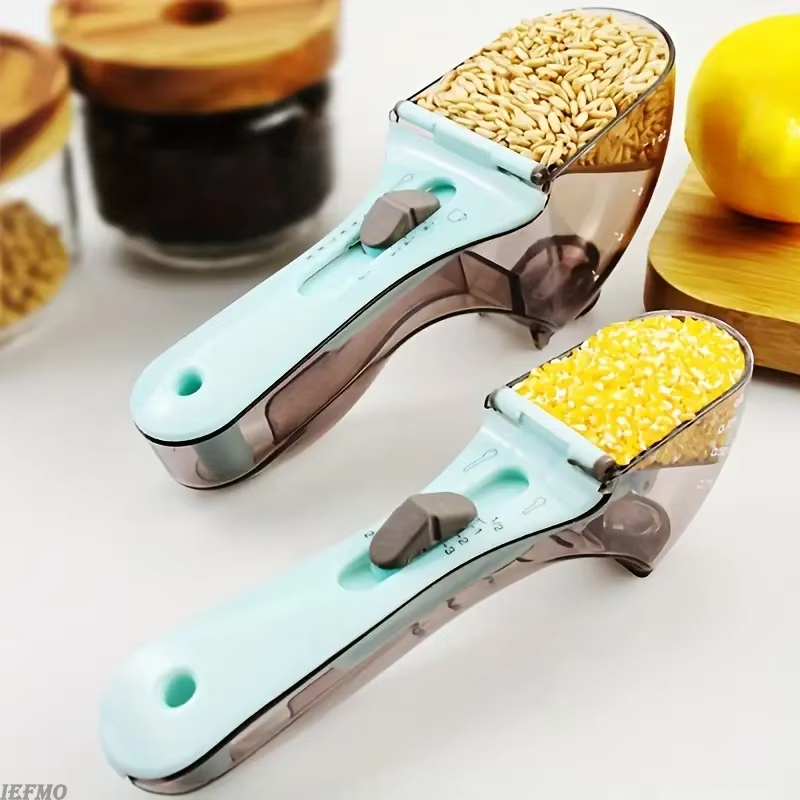 조절 가능한 계량 스푼 베이킹 플라스틱 계량 스푼 주방 - Kitchen Baking Scale 리뷰 및 가격