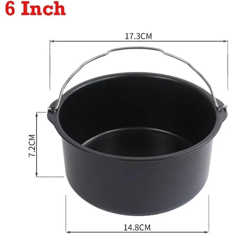 금속 케이크 몰드 라운드 에어프라이어 팟 베이킹 몰드  - Kitchen Baking Ware 리뷰 및 가격