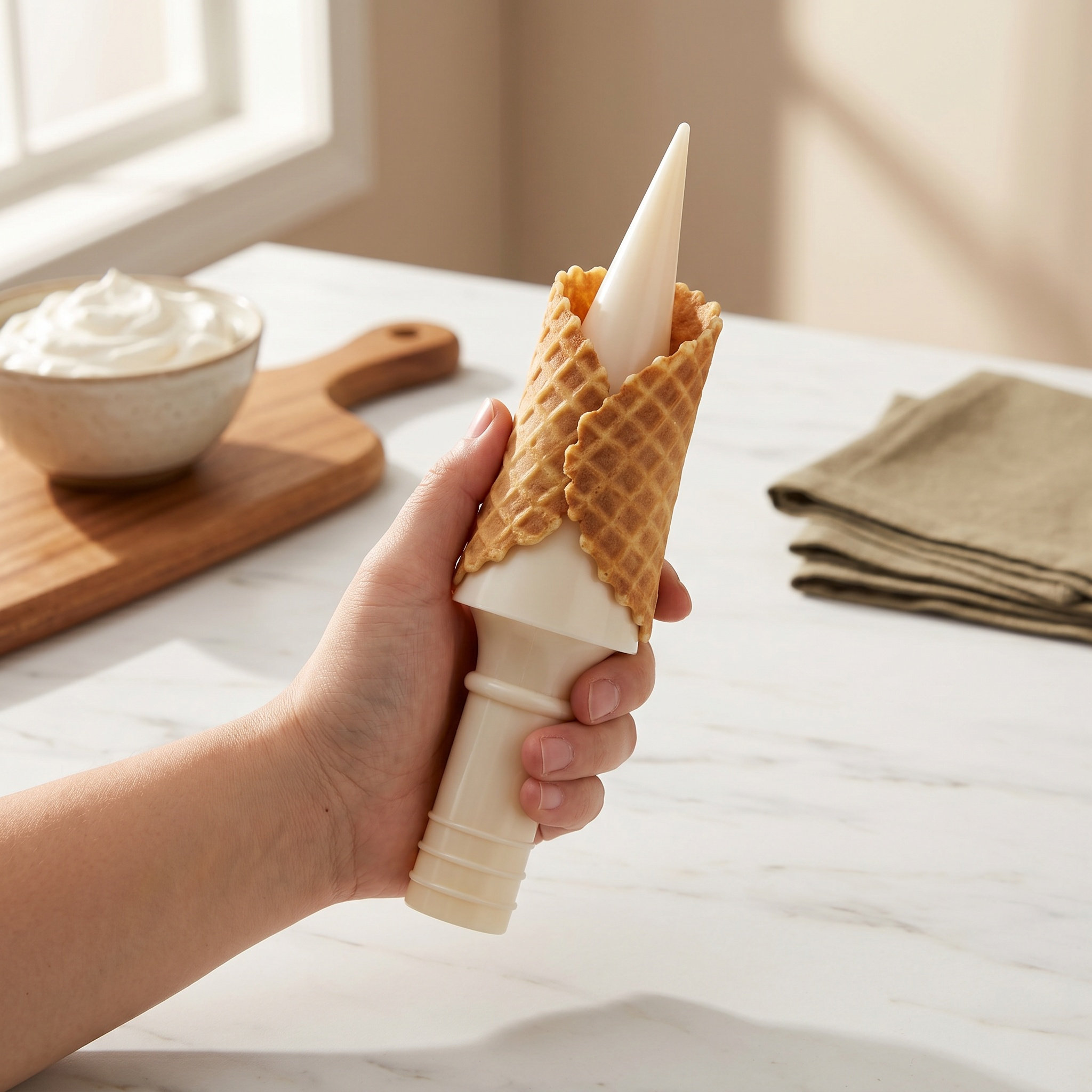 아이스크림 콘 몰드 플라스틱 논스틱 롤러 디저트 베이킹 - Kitchen Roller Baking 리뷰 및 가격