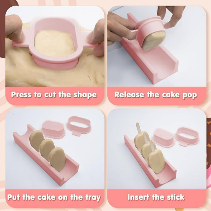 케이크팝 몰드 세트(트레이 포함) 논스틱 재사용 가능  - Kitchen Baking Tray 리뷰 및 가격