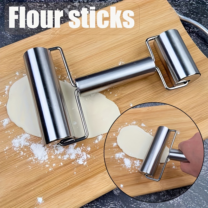 스테인리스 스틸 양면 밀대, 달라붙지 않는 반죽 밀대, - Kitchen Roller Baking 리뷰 및 가격