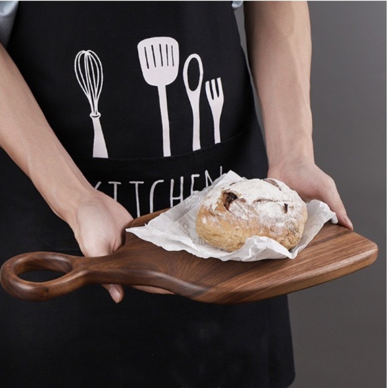 검은 호두 단단한 도마 나무 트레이 피자 보드 도마 주 - Kitchen Baking Tray 리뷰 및 가격