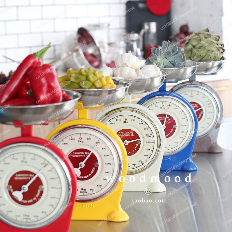 레트로 메탈 테이블 저울 2KG 🥰   일본 델튼 기계 - Kitchen Baking Scale 리뷰 및 가격
