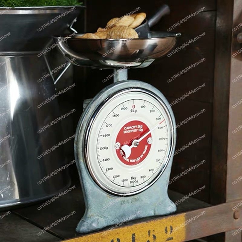 레트로 메탈 테이블 저울 2KG 🥰   일본 델튼 기계 - Kitchen Baking Scale 리뷰 및 가격