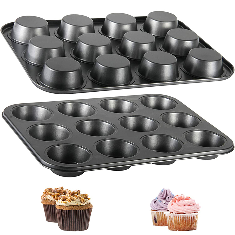LMETJMA 머핀 트레이 컵케익 베이킹 팬 12 컵  - Muffin Tin Nonstick 리뷰 및 가격