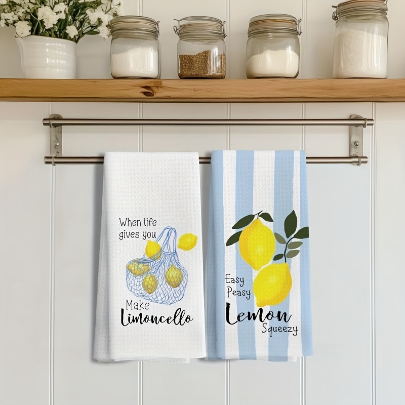 2개, 레몬 메쉬 주방 타월, 40Cm*60Cm 타월  - Kitchen Baking Cloth 리뷰 및 가격
