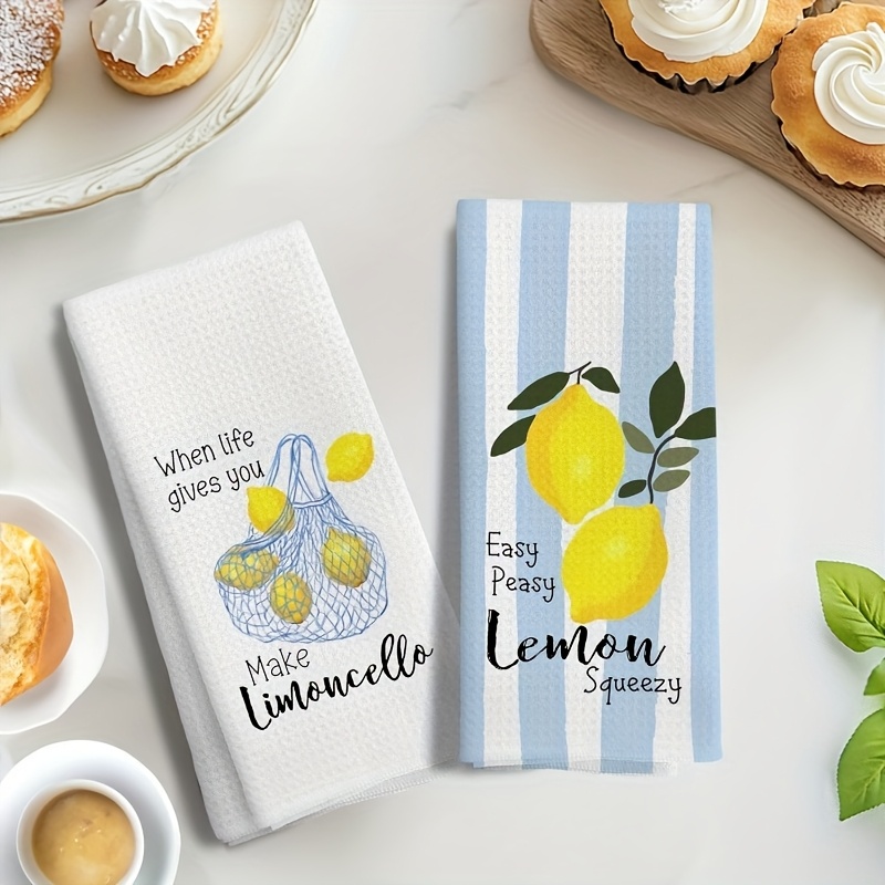 2개, 레몬 메쉬 주방 타월, 40Cm*60Cm 타월  - Kitchen Baking Cloth 리뷰 및 가격