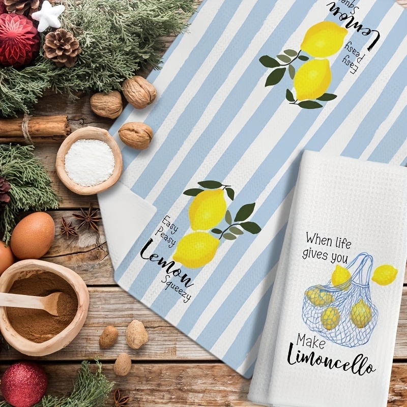 2개, 레몬 메쉬 주방 타월, 40Cm*60Cm 타월  - Kitchen Baking Cloth 리뷰 및 가격