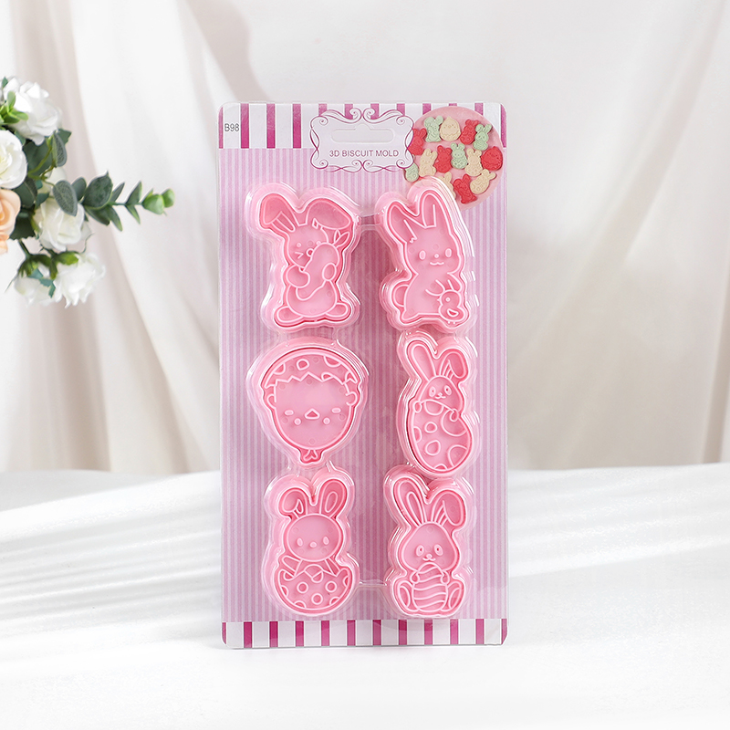 6 개/대 부활절 토끼 쿠키 커터 주방 퐁당 금형 만화 - Cookie Cutter Set 리뷰 및 가격