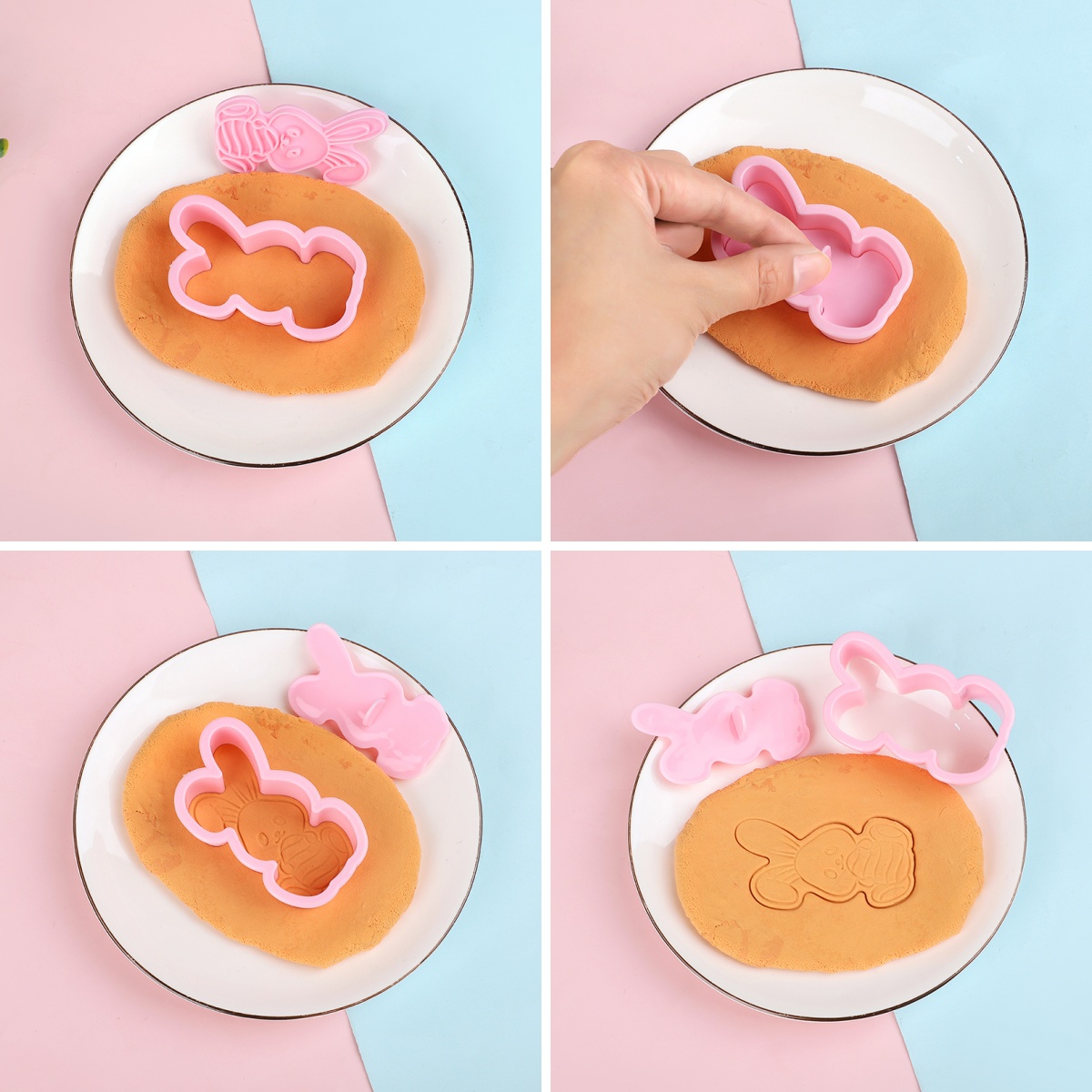6 개/대 부활절 토끼 쿠키 커터 주방 퐁당 금형 만화 - Cookie Cutter Set 리뷰 및 가격