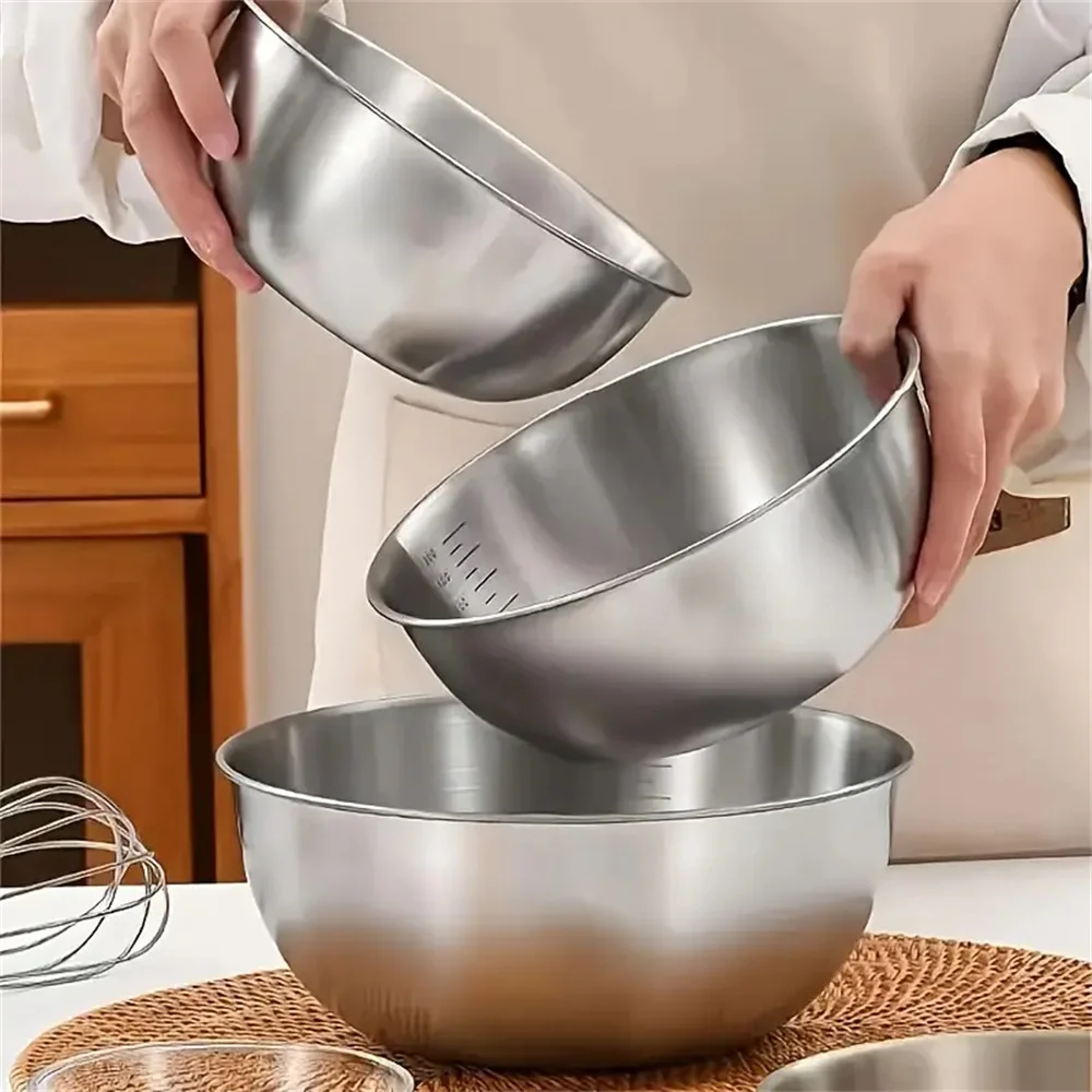 1-3 스테인리스 스틸 볼 세트(저울 포함) - 요리, - Kitchen Baking Scale 리뷰 및 가격