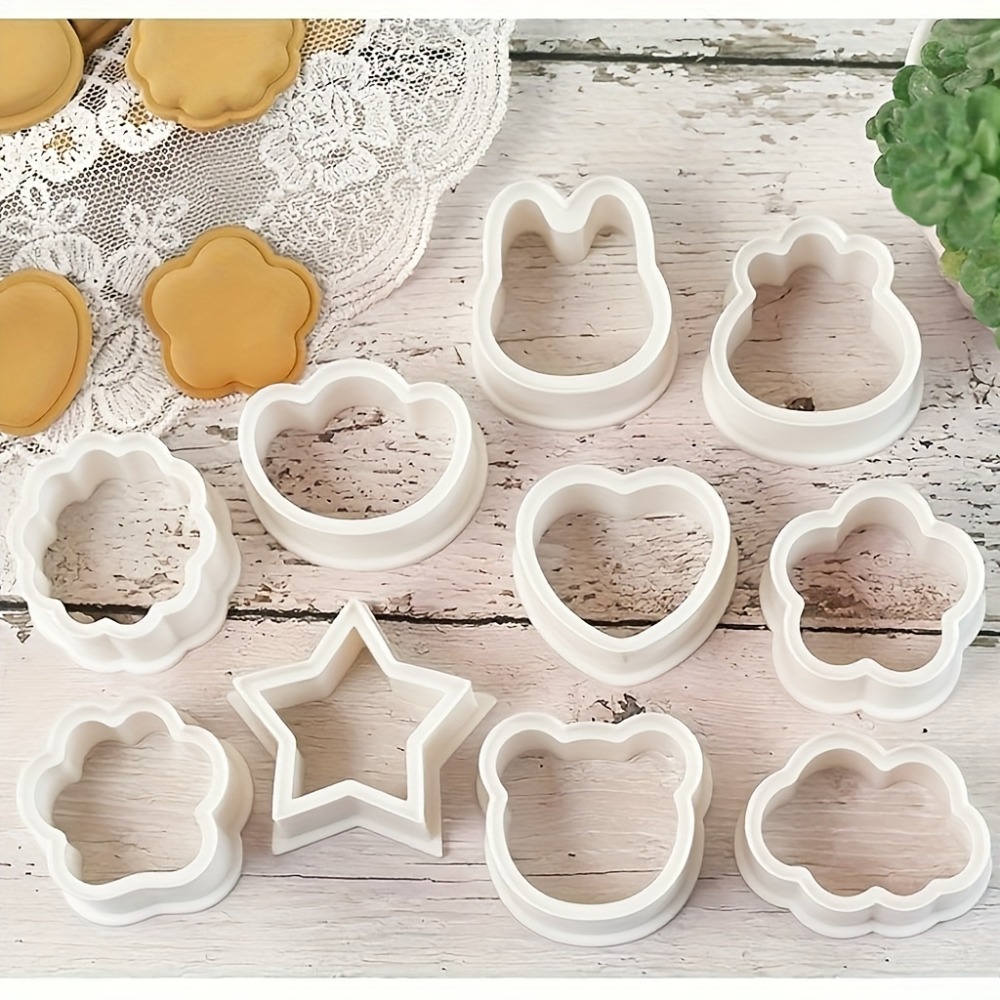 10개 쿠키/비스킷 커터 세트, 동물, 별, 하트 &  - Cookie Cutter Set 리뷰 및 가격