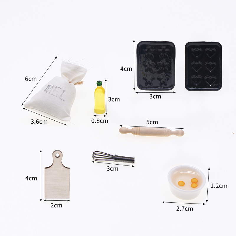 인형집 조리기구 8 개, 주방 용품 베이킹 팬 밀가루  - Kitchen Baking Ware 리뷰 및 가격