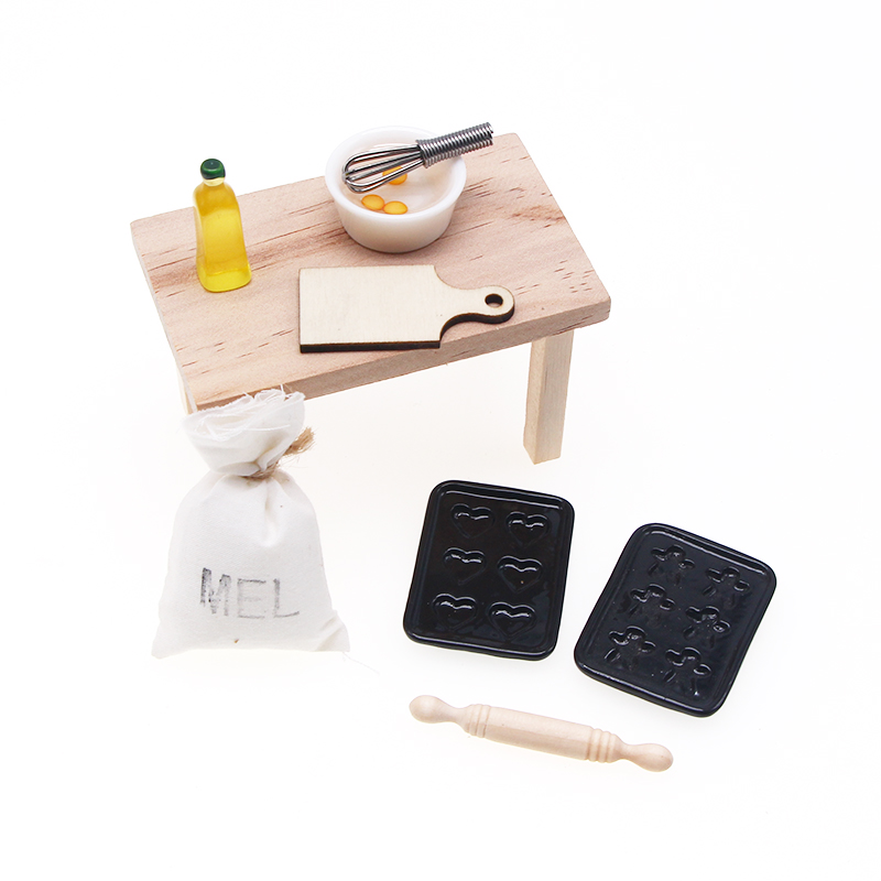 인형집 조리기구 8 개, 주방 용품 베이킹 팬 밀가루  - Kitchen Baking Ware 리뷰 및 가격