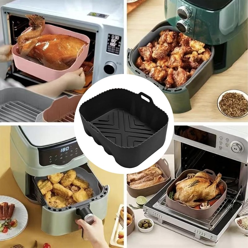 재사용 가능한 실리콘 에어프라이어 라이너, 내열성 논스 - Kitchen Baking Oven 리뷰 및 가격